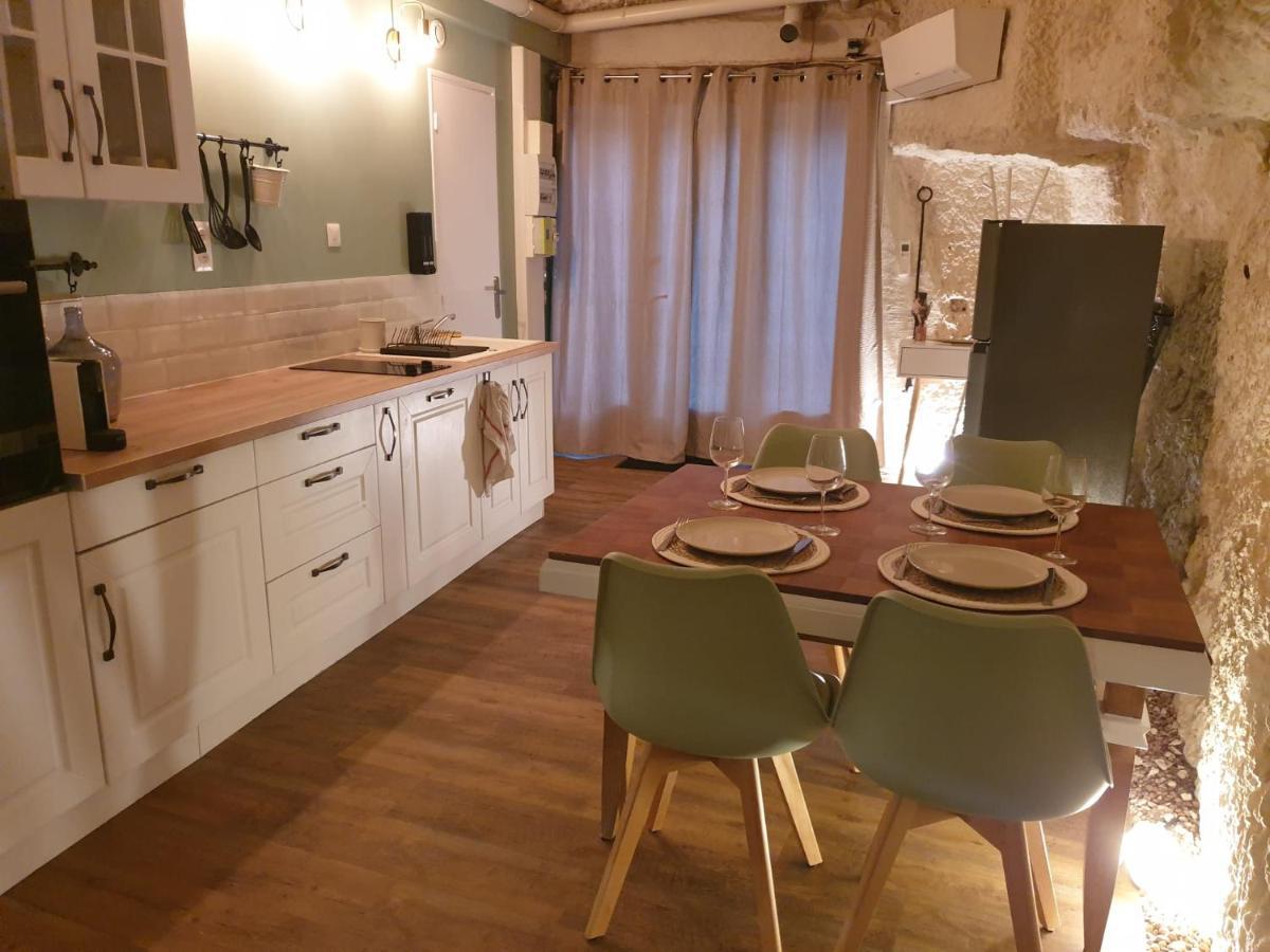 Apartament La Grotte Du Bonheur Cangey Zewnętrze zdjęcie